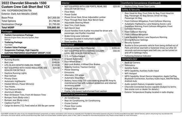 Used 2022 Chevrolet Silverado 1500 Custom image 6