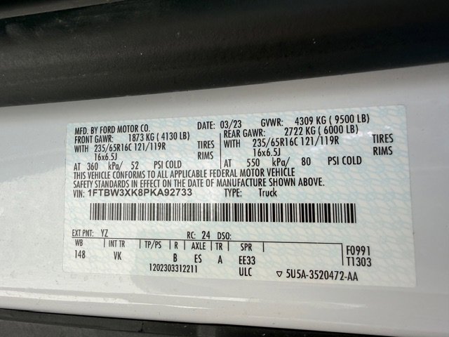 Used 2023 Ford E-Transit 148 High Roof Extended w/ Load Area Protection Package image 28