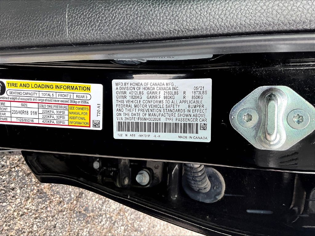 Used 2022 Honda Civic Touring image 22