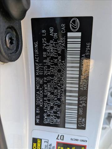 Used 2021 Lexus ES 300h w/ Accessory Package 2 image 24