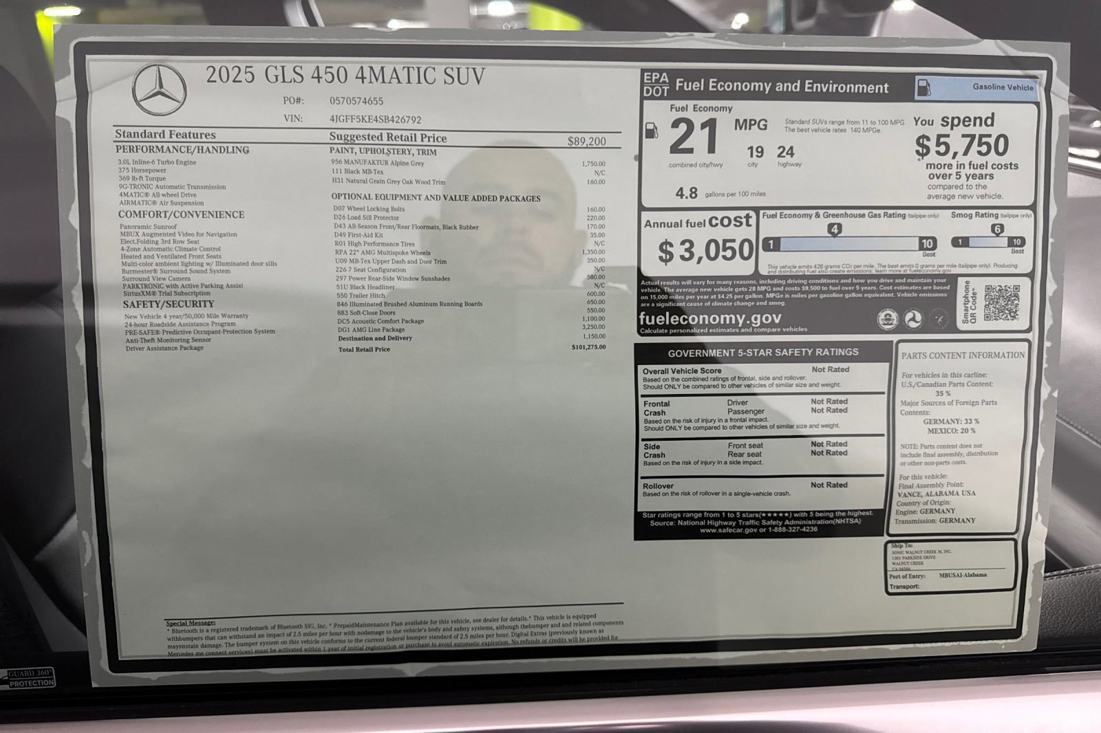 Certified 2025 Mercedes-Benz GLS 450 4MATIC image 19
