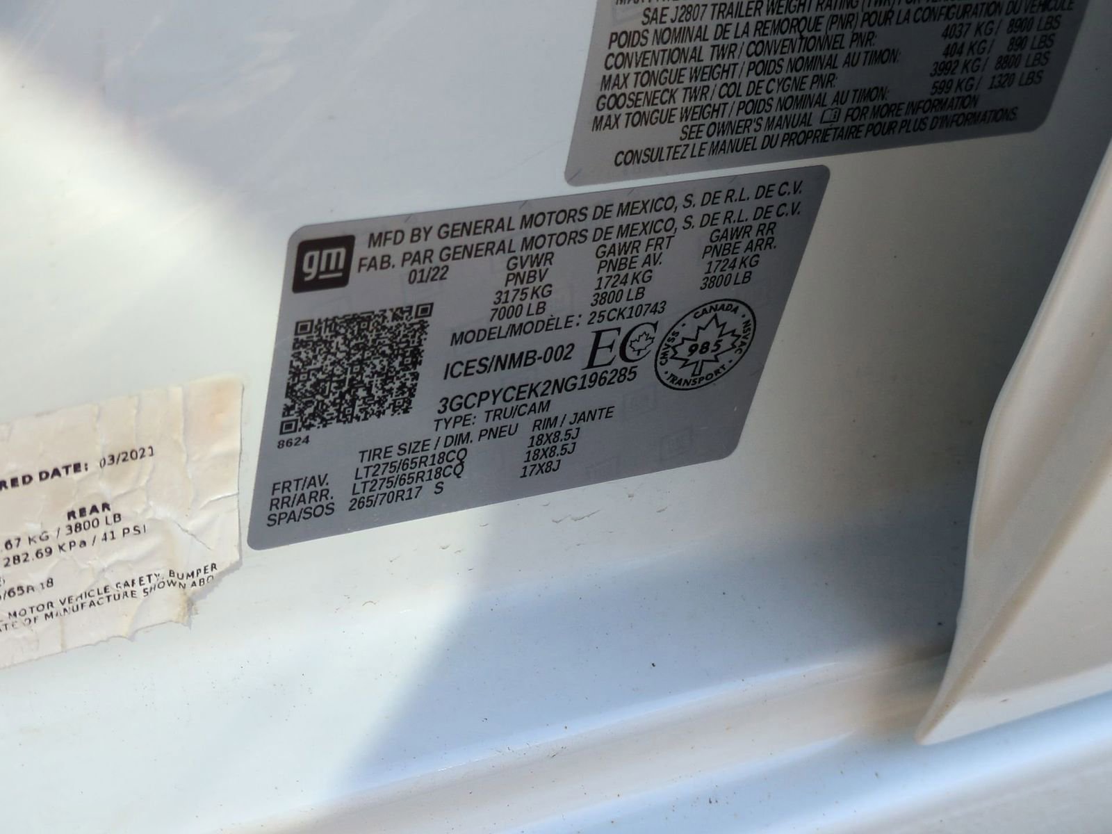 Used 2022 Chevrolet Silverado 1500 Custom Trail Boss w/ Safety Confidence Package image 39