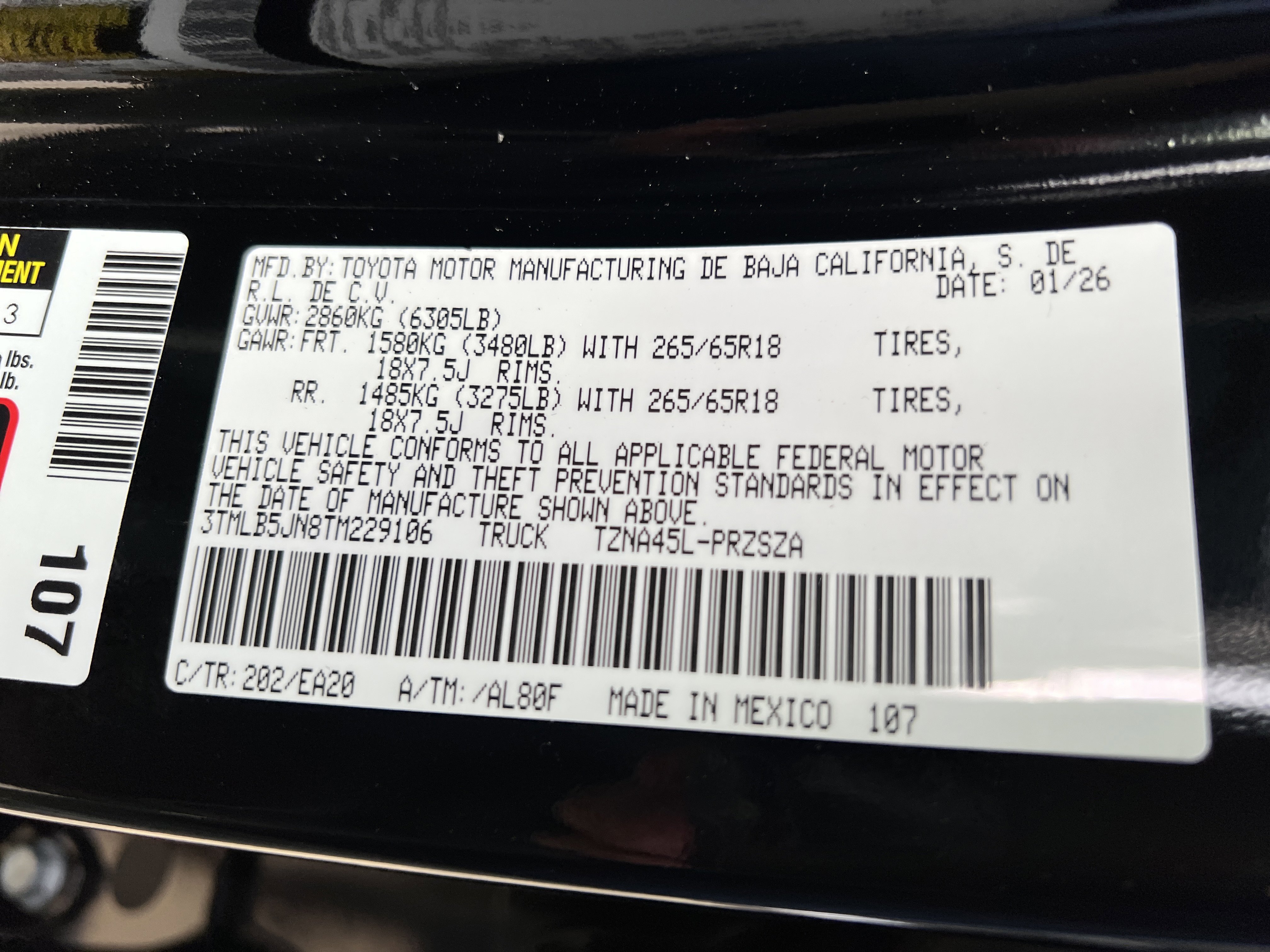 New 2026 Toyota Tacoma TRD Off-Road image 8