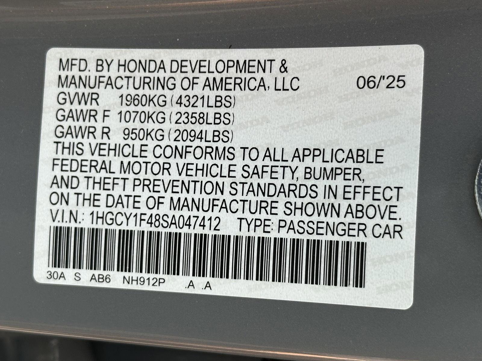 Used 2025 Honda Accord SE image 15