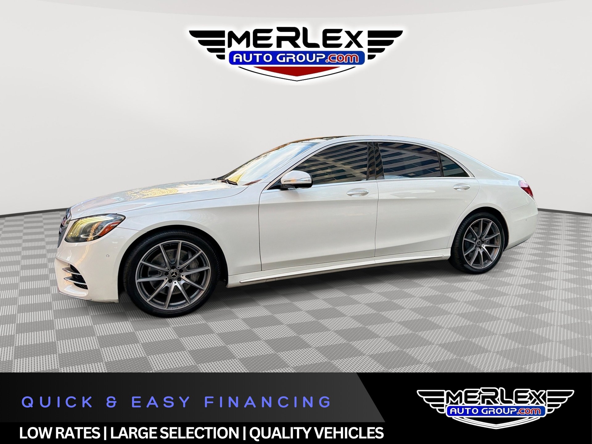 Used 2019 Mercedes-Benz S 560 Sedan w/ AMG Line Exterior image 1