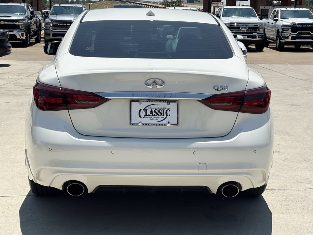 Used 2021 INFINITI Q50 Luxe w/ Cargo Package RWD image 4