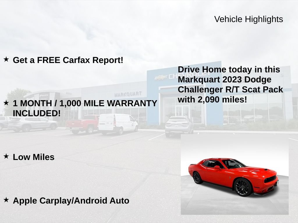 Used 2023 Dodge Challenger R/T Scat Pack RWD image 9