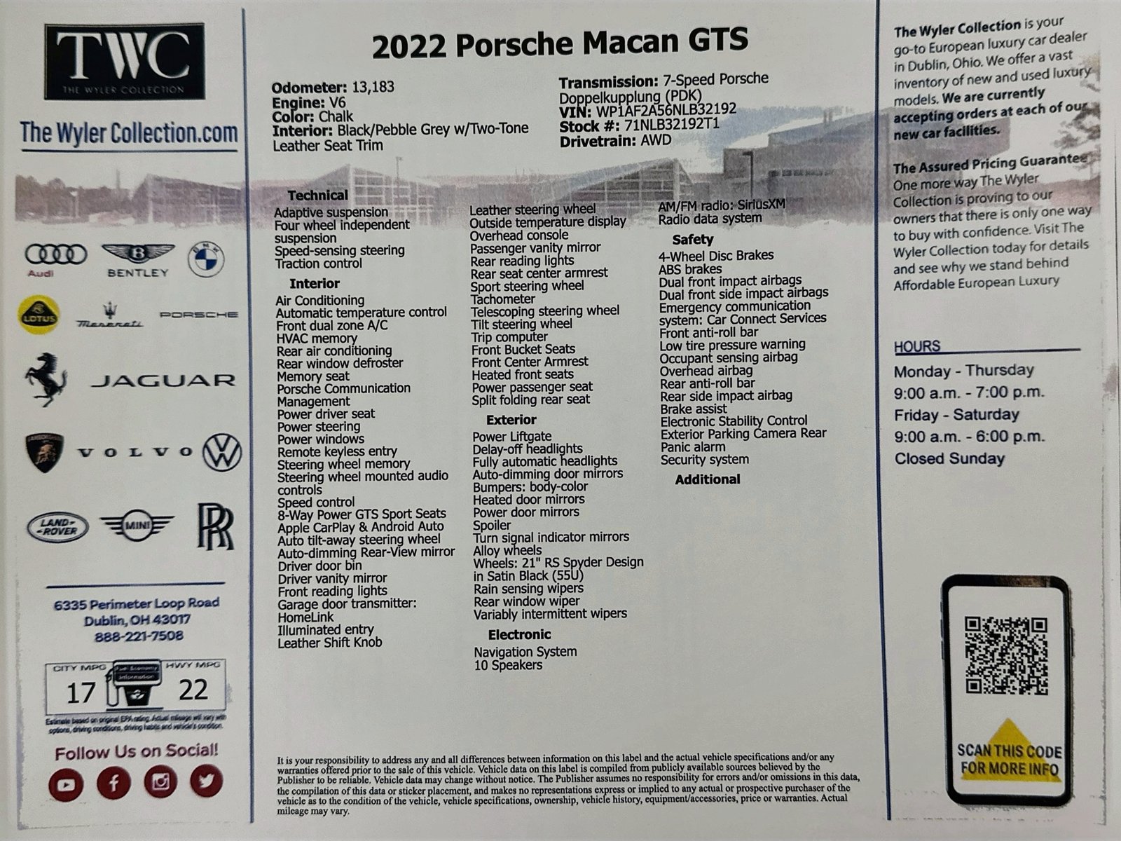 Used 2022 Porsche Macan GTS AWD/4WD image 49