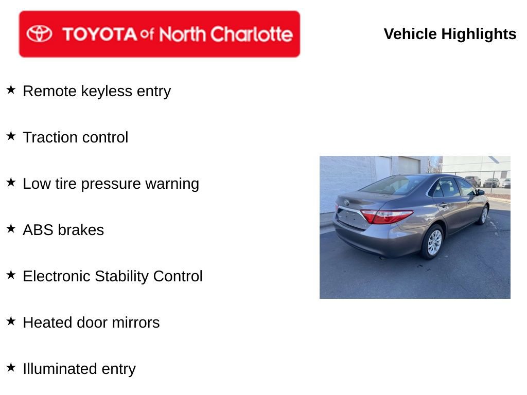 Used 2015 Toyota Camry LE image 5