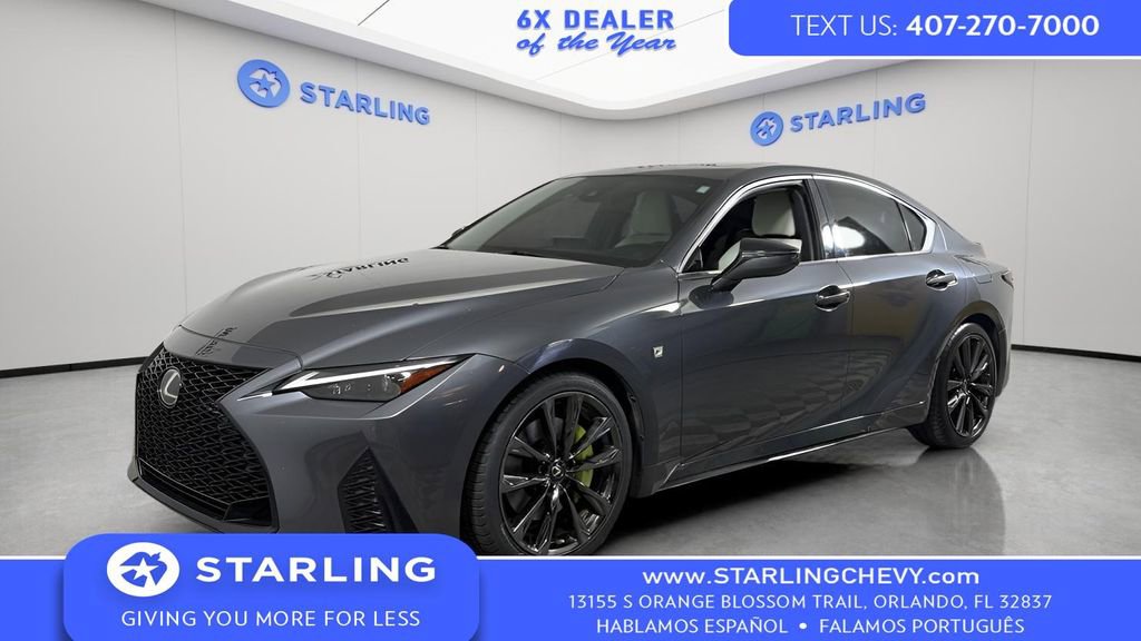 Used 2021 Lexus IS 350 F Sport w/ Accessory Package RWD image 1