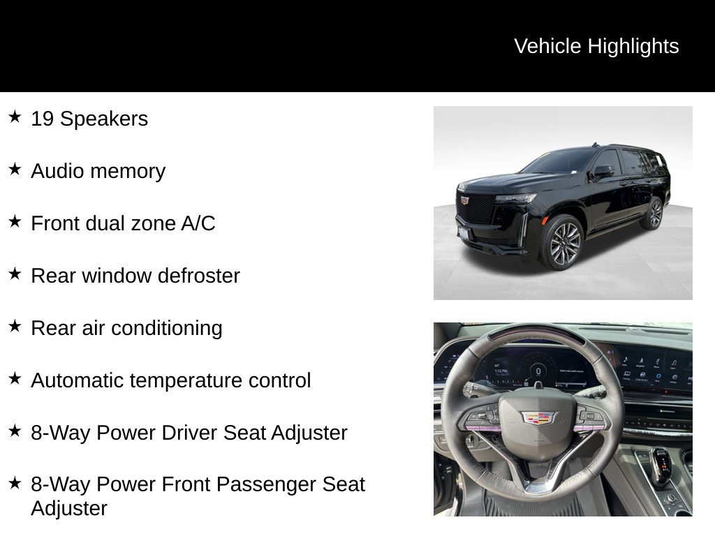 Certified 2023 Cadillac Escalade Sport w/ Touring Package AWD/4WD image 18