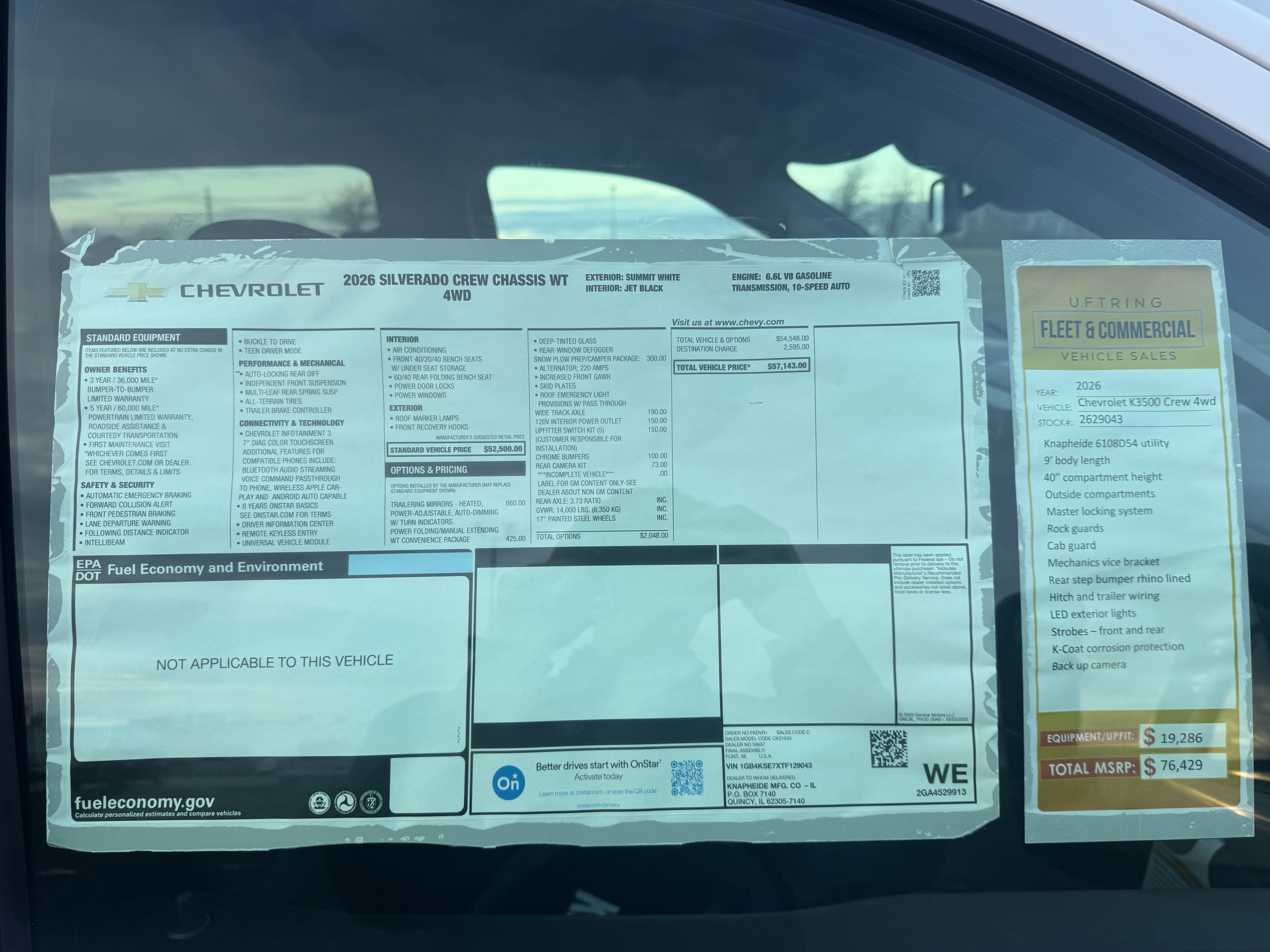 New 2026 Chevrolet Silverado 3500 W/T w/ WT Convenience Package image 16
