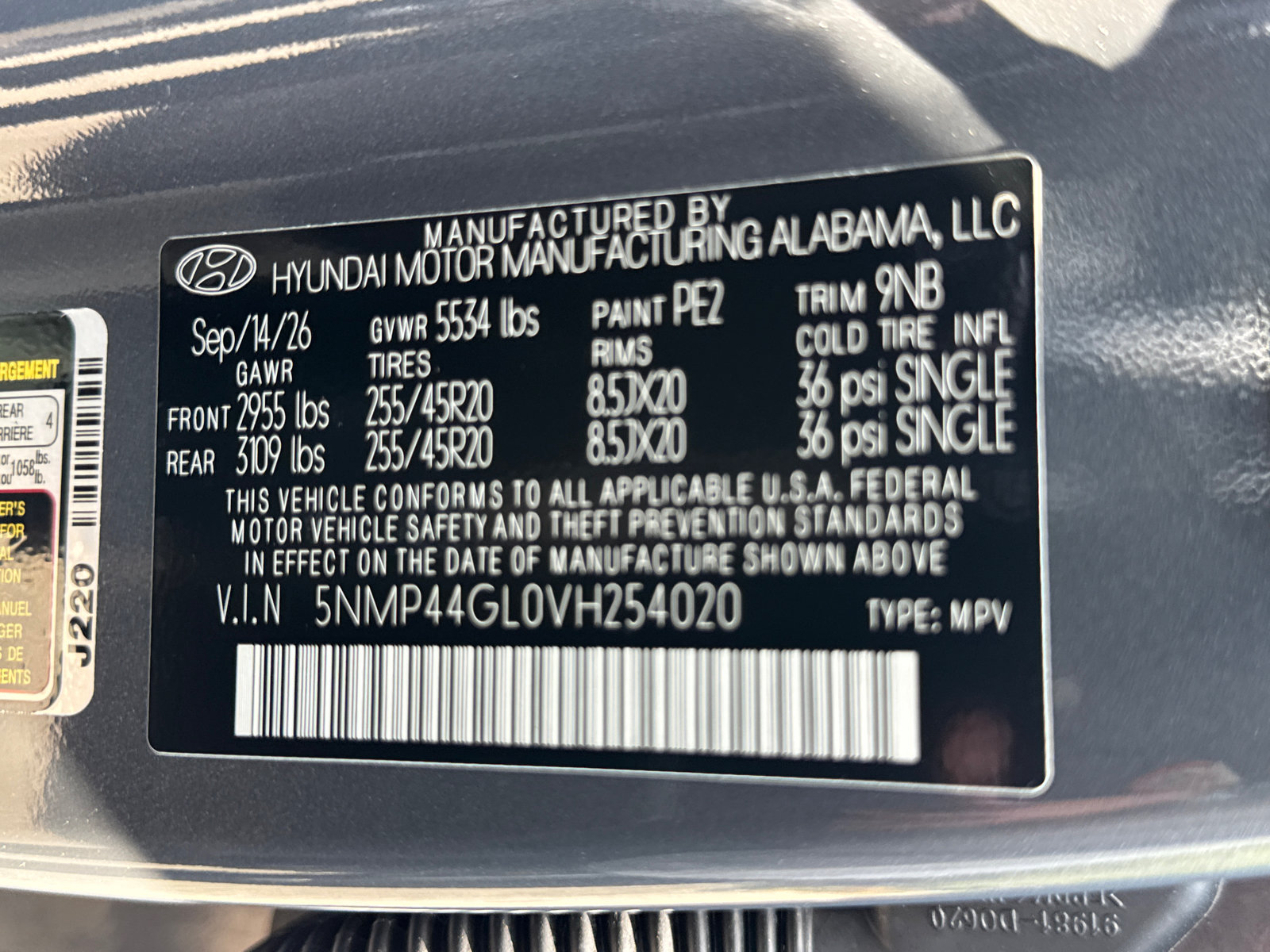 New 2027 Hyundai Santa Fe Limited FWD image 33