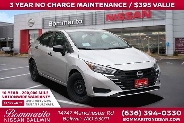 New 2025 Nissan Versa S w/ Trunk Package