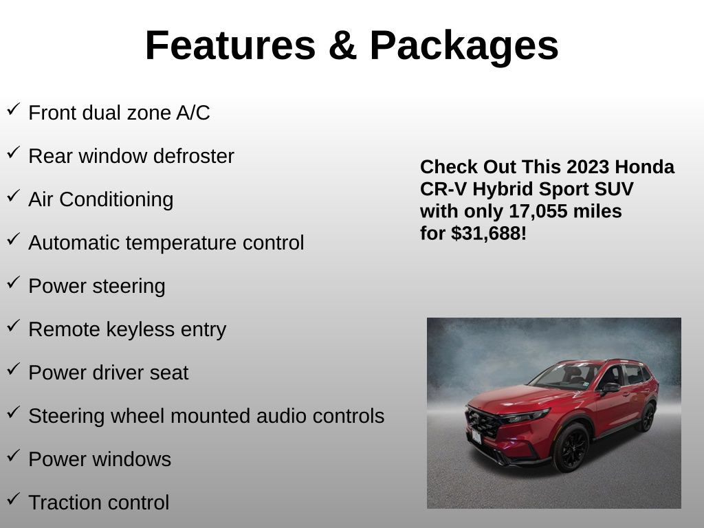 Certified 2023 Honda CR-V Sport image 8