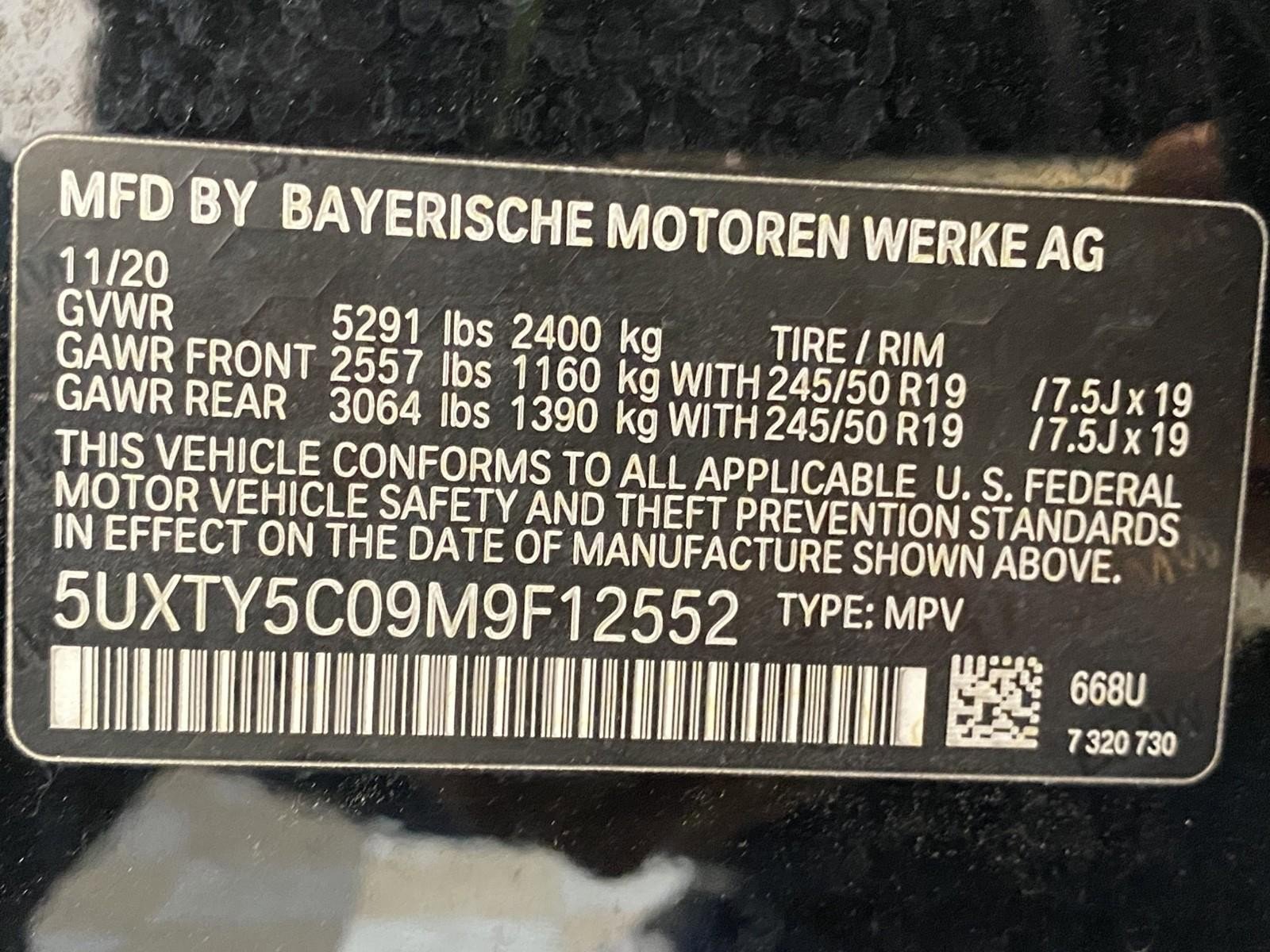 Used 2021 BMW X3 xDrive30i w/ Convenience Package AWD/4WD image 35