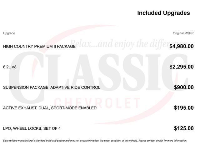 Used 2025 Chevrolet Silverado 1500 High Country AWD/4WD image 14