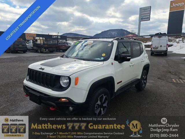 Certified 2022 Jeep Renegade Trailhawk w/ Trailer Tow Group AWD/4WD image 1