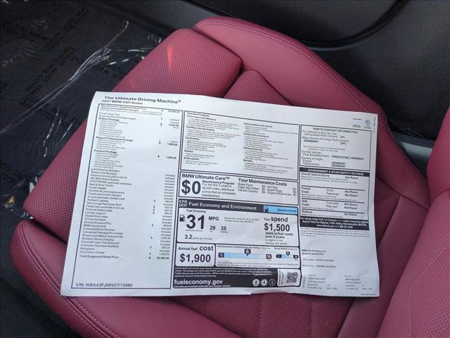 New 2027 BMW 530i w/ M Sport Package RWD image 18