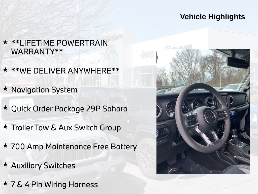 Used 2023 Jeep Wrangler Unlimited Sahara image 5