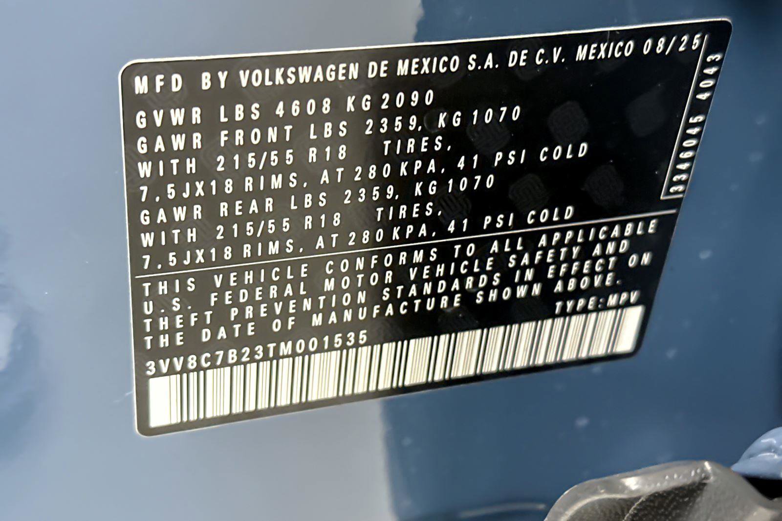 New 2026 Volkswagen Taos S image 26