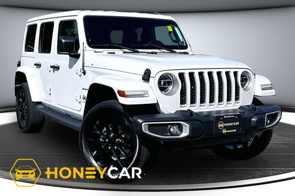 Used 2021 Jeep Wrangler Unlimited Sahara w/ Cold Weather Group AWD/4WD image 1