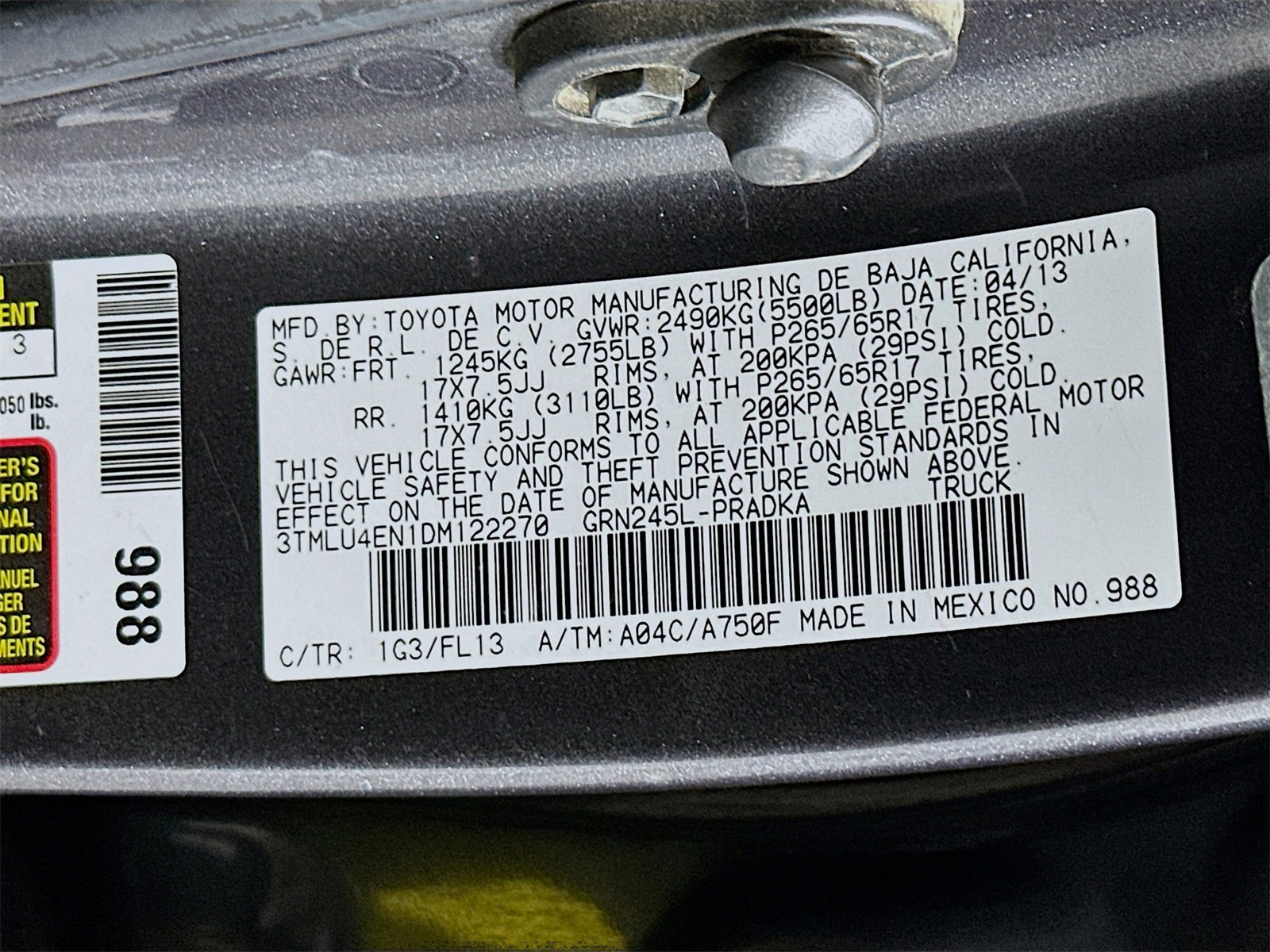 Used 2013 Toyota Tacoma Base w/ TRD Sport Pkg image 30