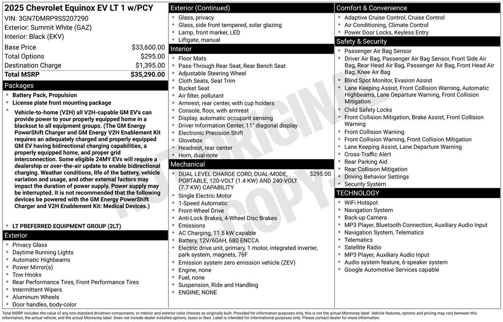Used 2025 Chevrolet Equinox EV LT FWD image 15
