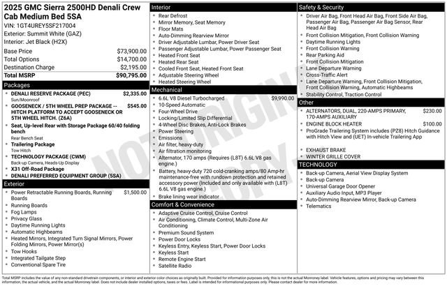 Used 2025 GMC Sierra 2500 Denali w/ Denali Reserve Package image 7