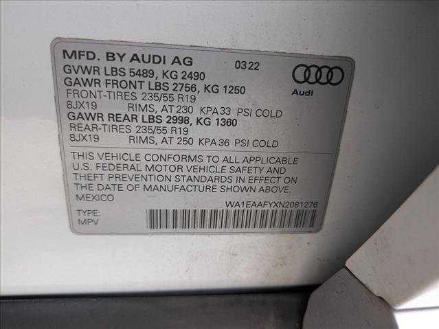 Used 2022 Audi Q5 2.0T Premium Plus AWD/4WD image 16