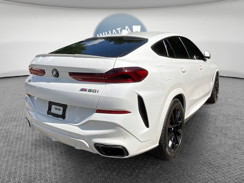Used 2021 BMW X6 M50i w/ Executive Package AWD/4WD image 3