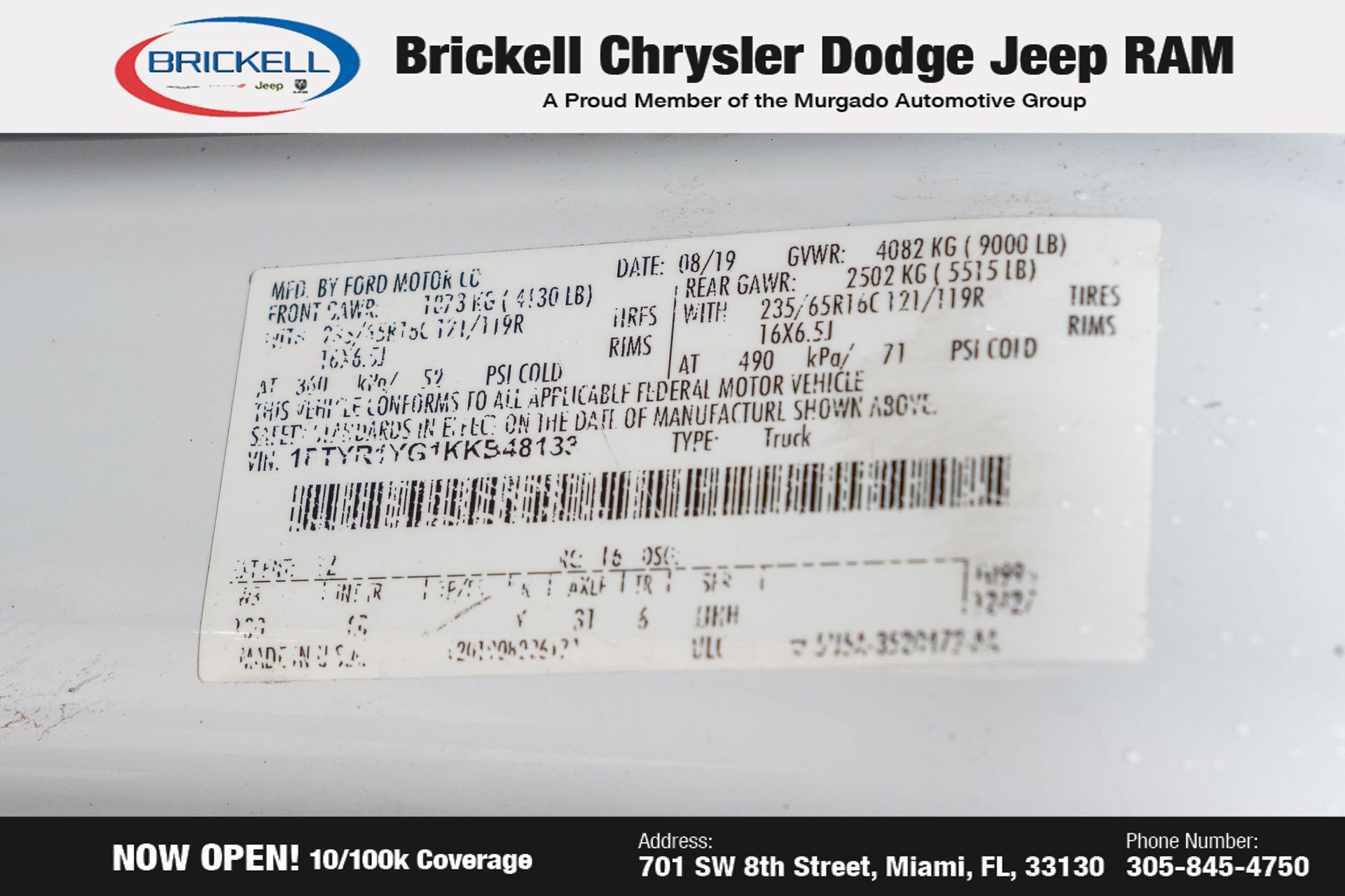 Used 2019 Ford Transit 250 130 Low Roof image 28