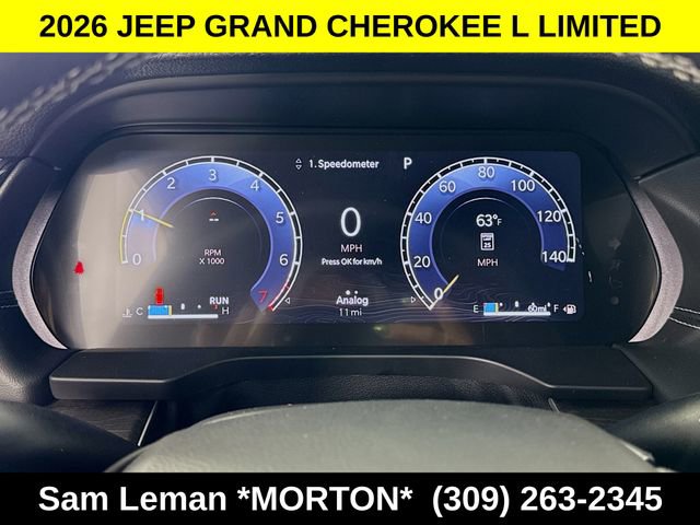 New 2026 Jeep Grand Cherokee L Limited AWD/4WD image 12