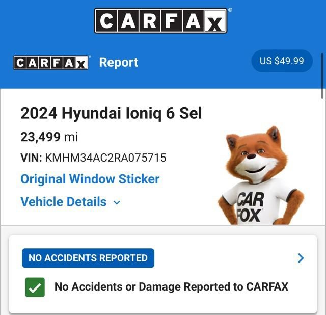 Used 2024 Hyundai Ioniq 6 SEL AWD/4WD image 5