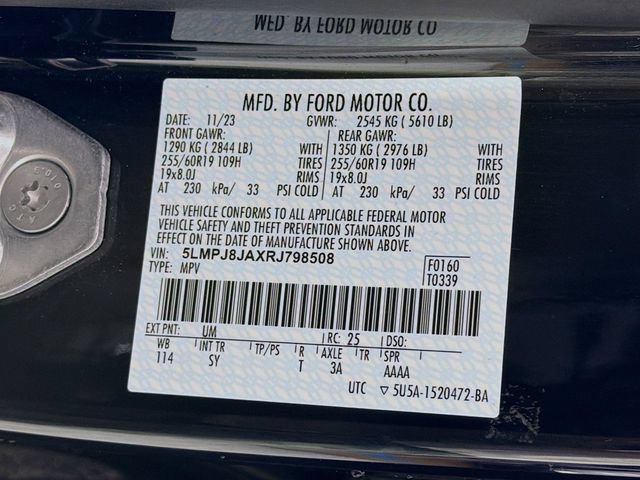 Certified 2024 Lincoln Nautilus Premier w/ Equipment Group 102A AWD/4WD image 39
