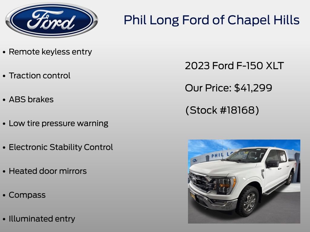 Certified 2023 Ford F150 XLT w/ Equipment Group 302A High AWD/4WD image 38