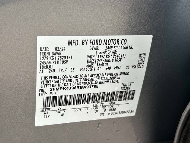 Used 2024 Ford Edge SEL AWD/4WD image 20