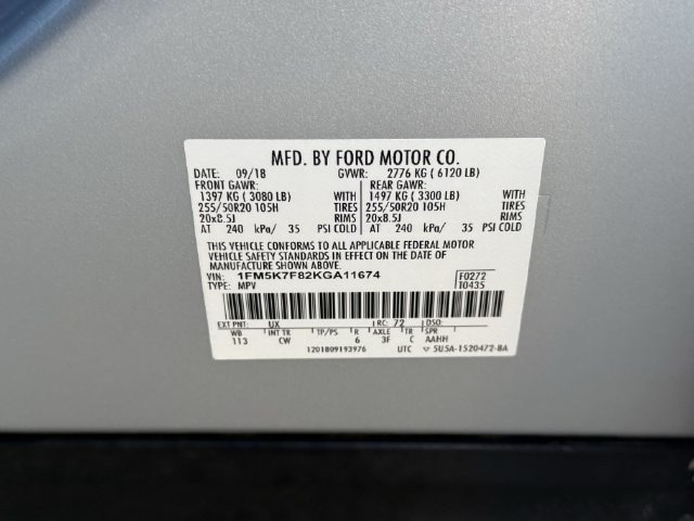 Used 2019 Ford Explorer Limited w/ Class III Trailer Tow Package FWD image 33