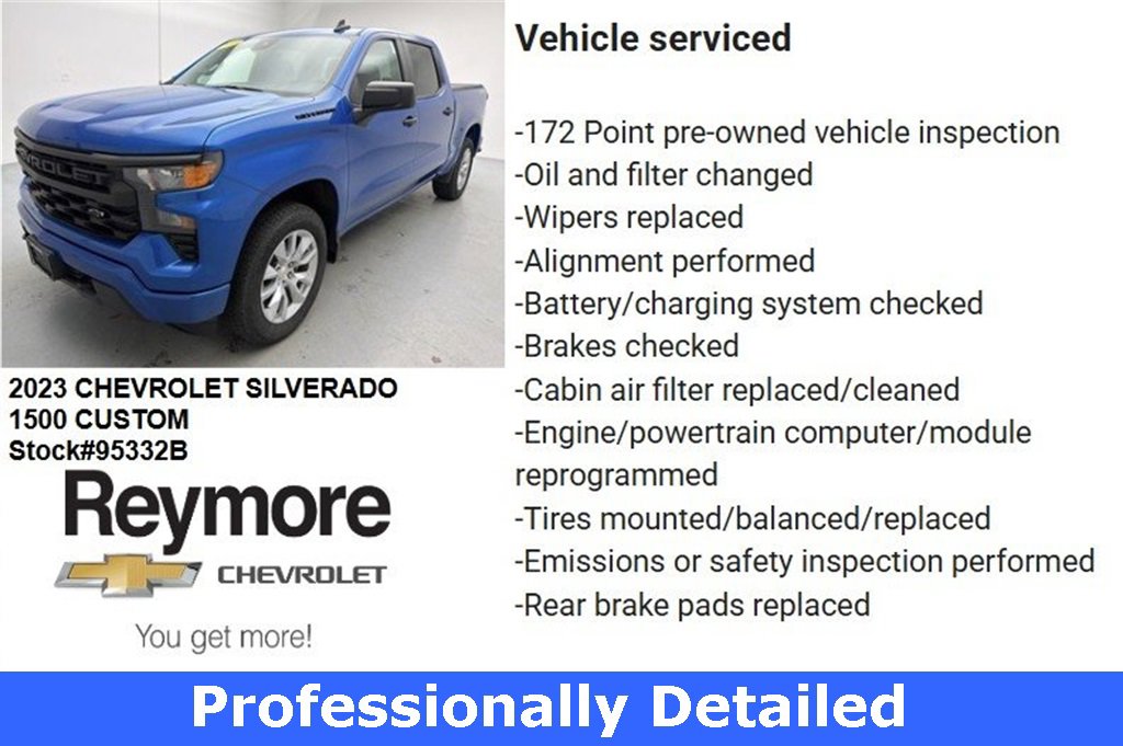 Certified 2023 Chevrolet Silverado 1500 Custom w/ LPO, Dark Essentials Package image 45