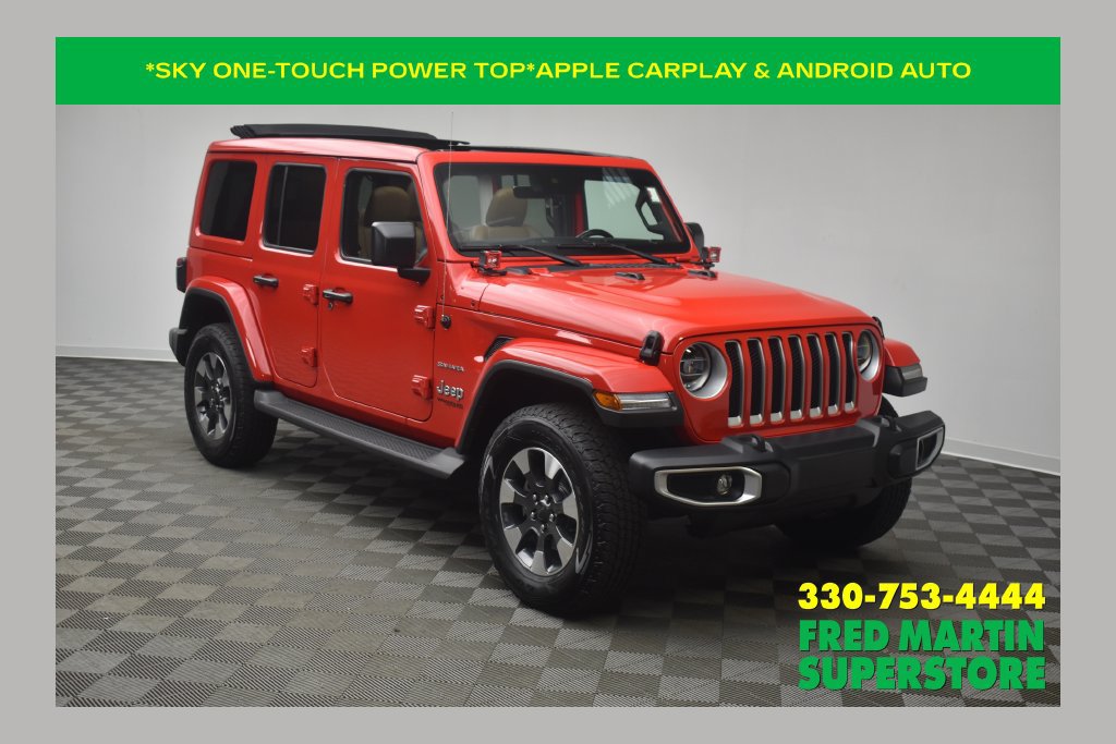 Used 2022 Jeep Wrangler Unlimited Sahara w/ LED Lighting Group