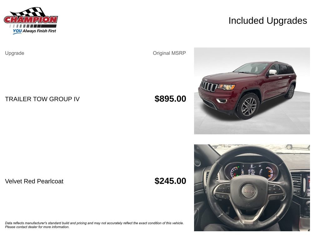 Used 2020 Jeep Grand Cherokee Limited w/ Trailer Tow Group IV image 7