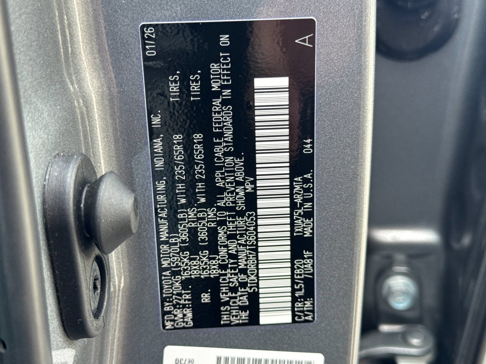 Used 2026 Toyota Highlander XLE AWD/4WD image 30