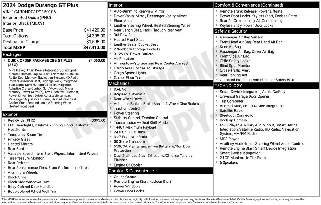 Used 2024 Dodge Durango GT RWD image 17