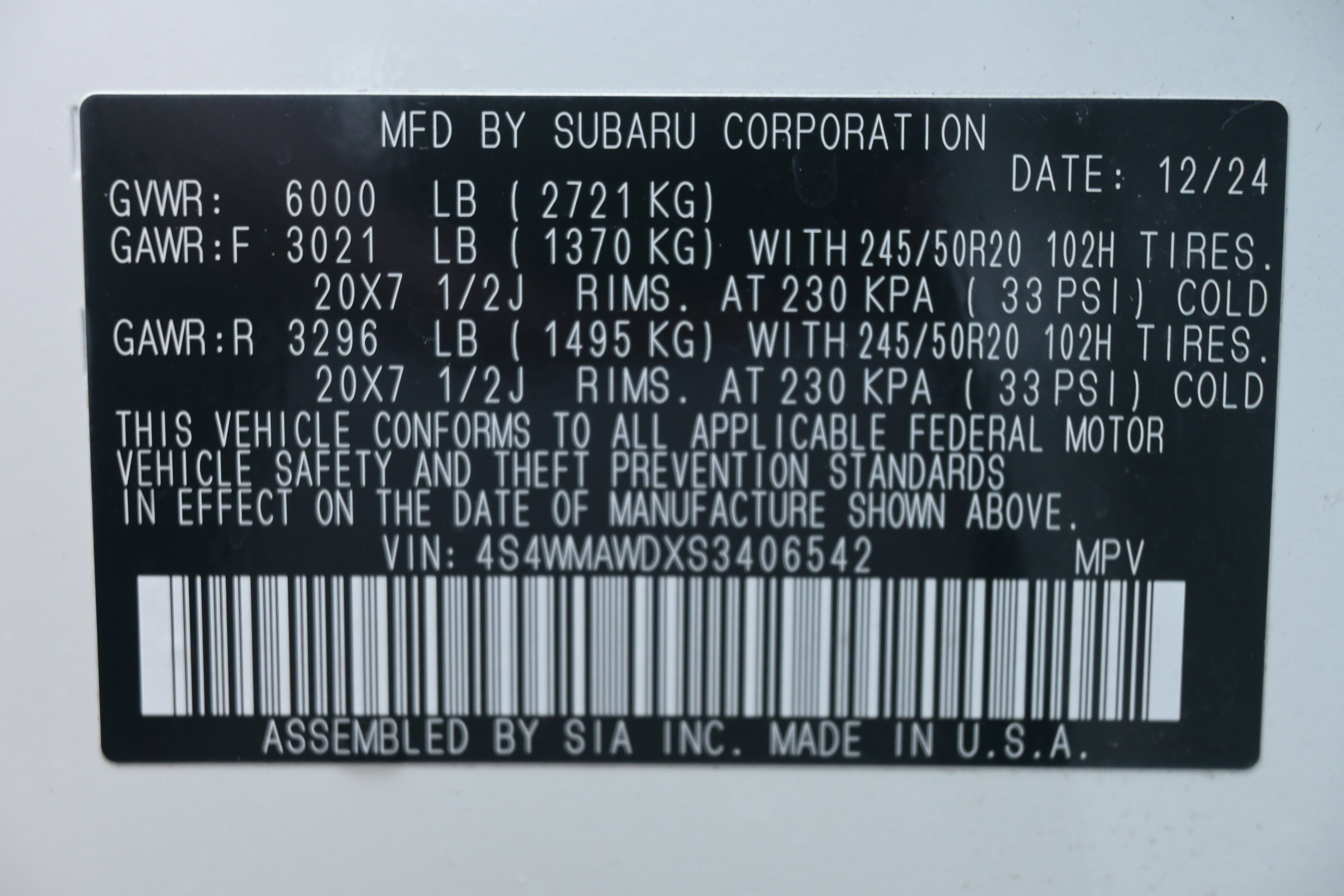 Used 2025 Subaru Ascent Bronze Edition image 37