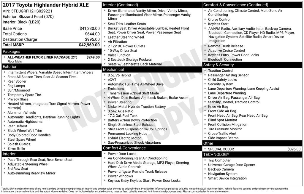 Used 2017 Toyota Highlander XLE image 2