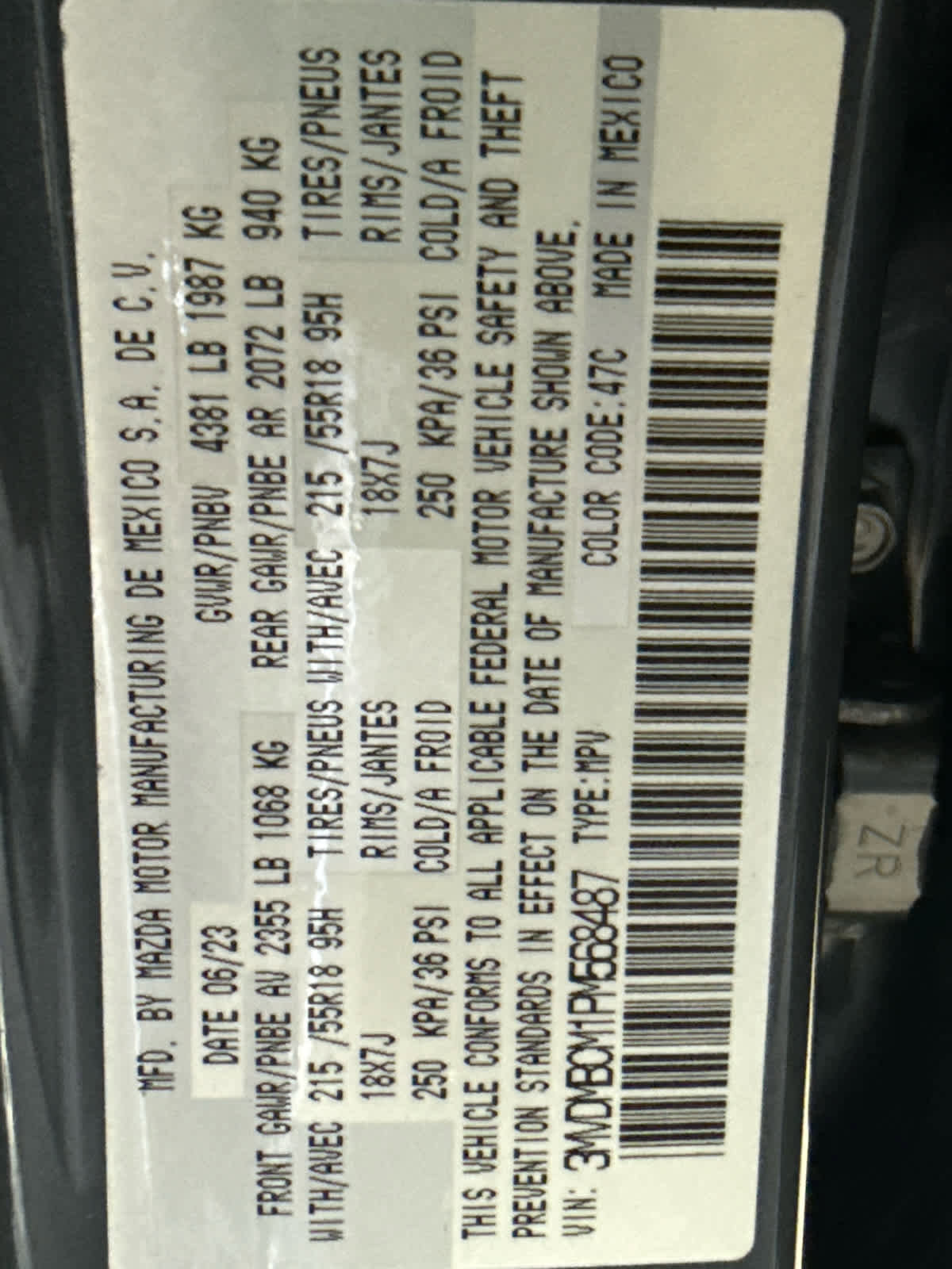 Certified 2023 MAZDA CX-30 AWD 2.5 S w/ Preferred Package image 20