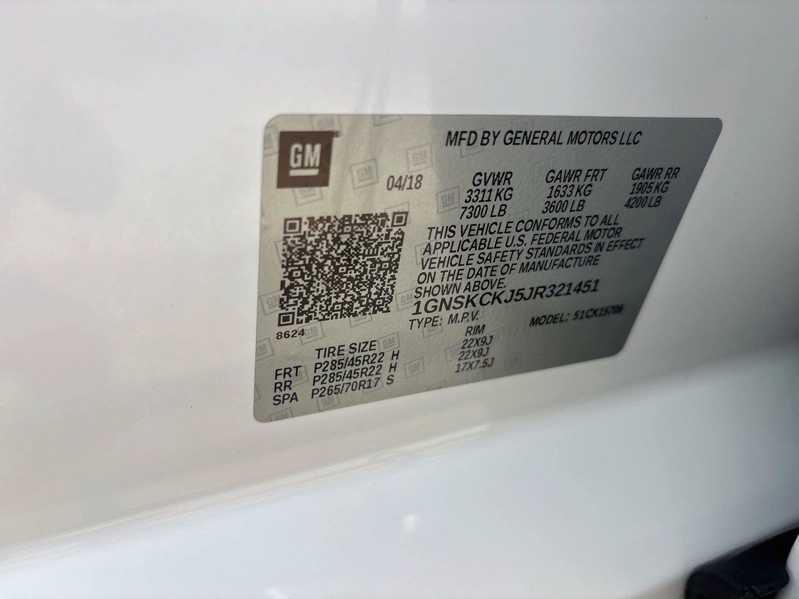 Used 2018 Chevrolet Tahoe Premier AWD/4WD image 20