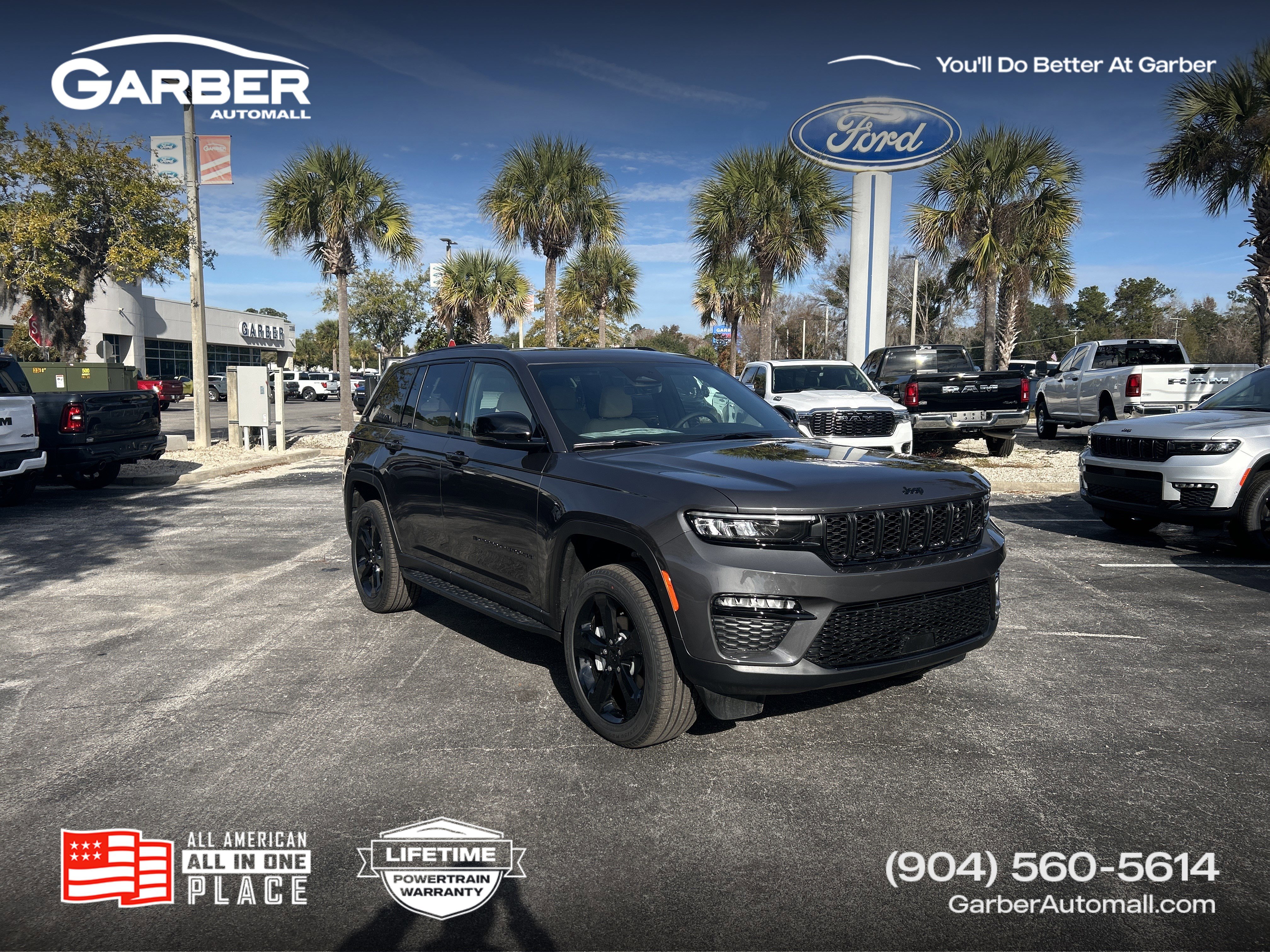 New 2025 Jeep Grand Cherokee Limited w/ Black Appearance Package
