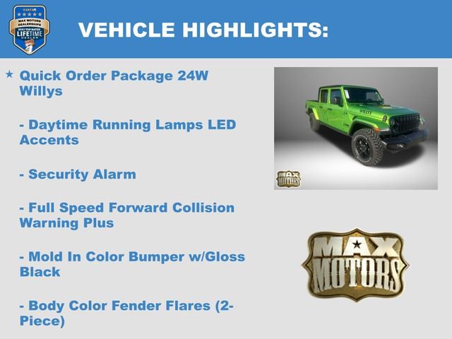 New 2025 Jeep Gladiator Willys image 16