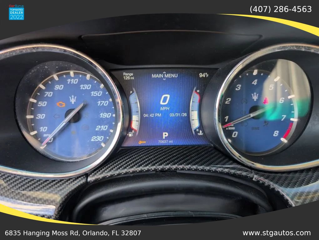 Used 2016 Maserati Quattroporte GTS RWD image 40